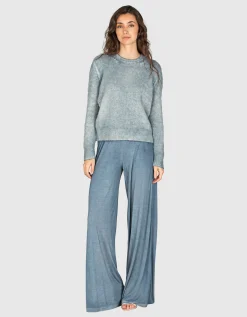 Fuzzy-Strickpullover