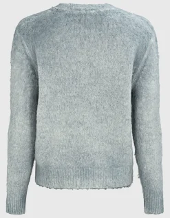 Fuzzy-Strickpullover