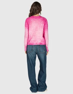 Fuzzy-Strickpullover