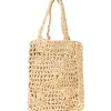 Geflochtene Raffiabast-Shopperbag