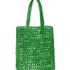 Geflochtene Raffiabast-Shopperbag