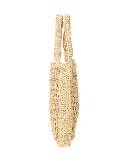 Geflochtene Raffiabast-Shopperbag
