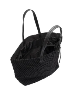 Geflochtene Tote Bag mit Reißverschluss
