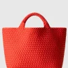Geflochtene Tote Bag St. Barths Medium mit Pouch