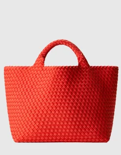 Geflochtene Tote Bag St. Barths Medium mit Pouch