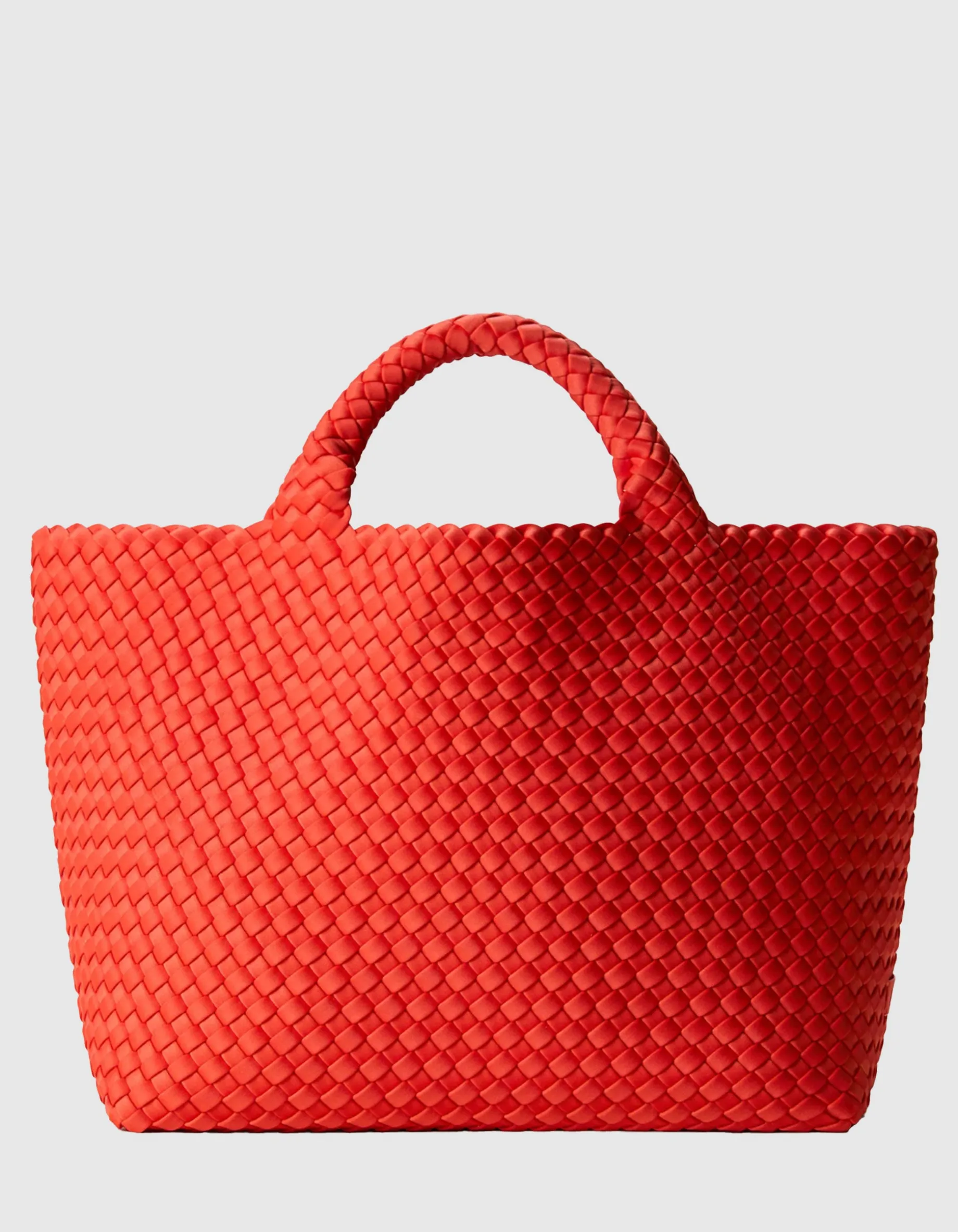 Geflochtene Tote Bag St. Barths Medium mit Pouch