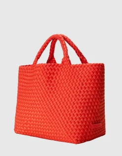 Geflochtene Tote Bag St. Barths Medium mit Pouch