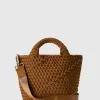 Geflochtene Tote-Bag St. Barths Small Rope mit Pouch