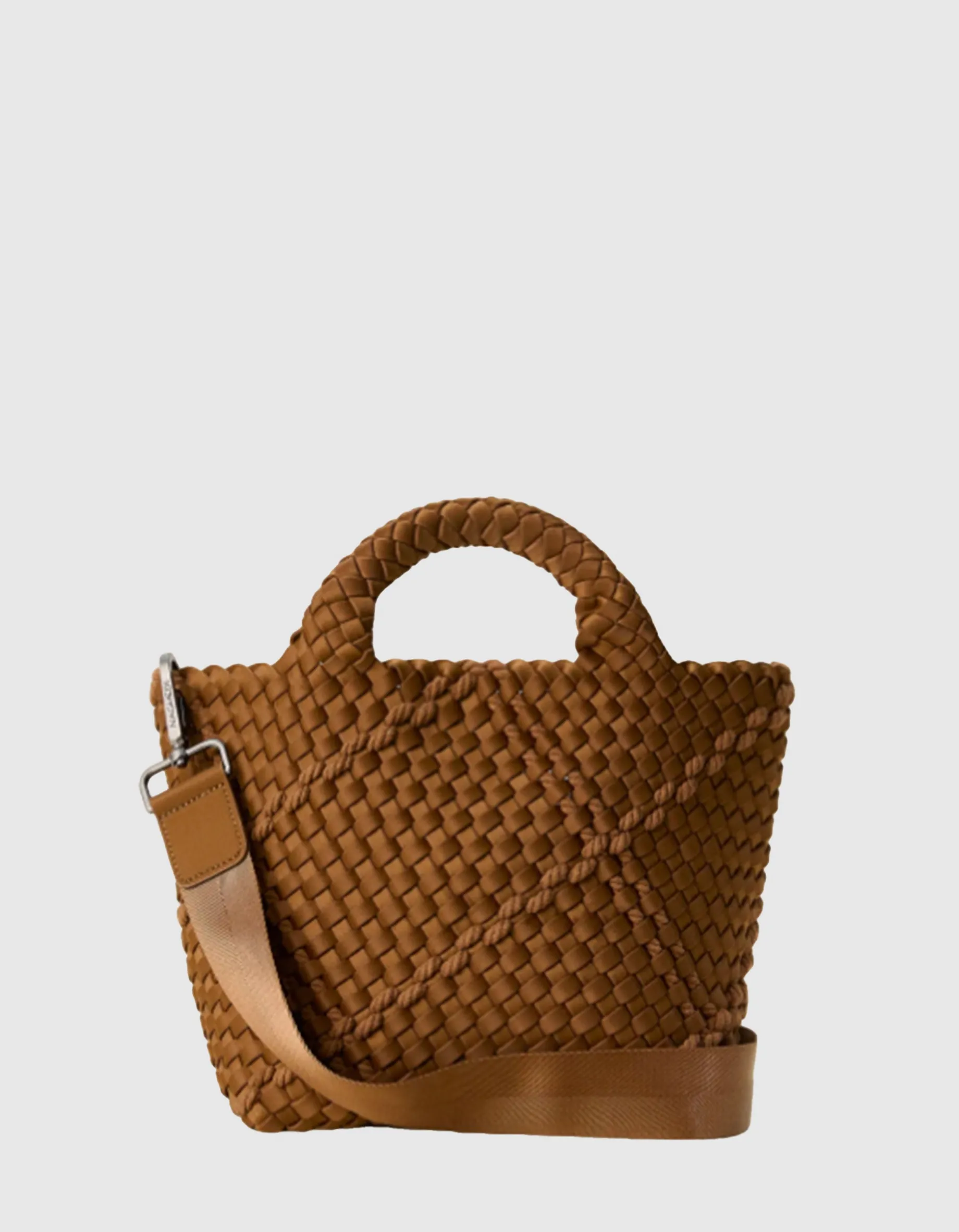 Geflochtene Tote-Bag St. Barths Small Rope mit Pouch