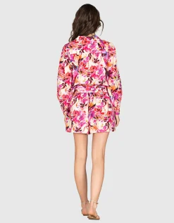 Gemusterte Bluse