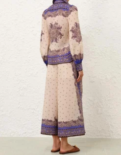Gemusterte Bluse Maxine