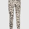 Gemusterte High-Rise Active Leggings