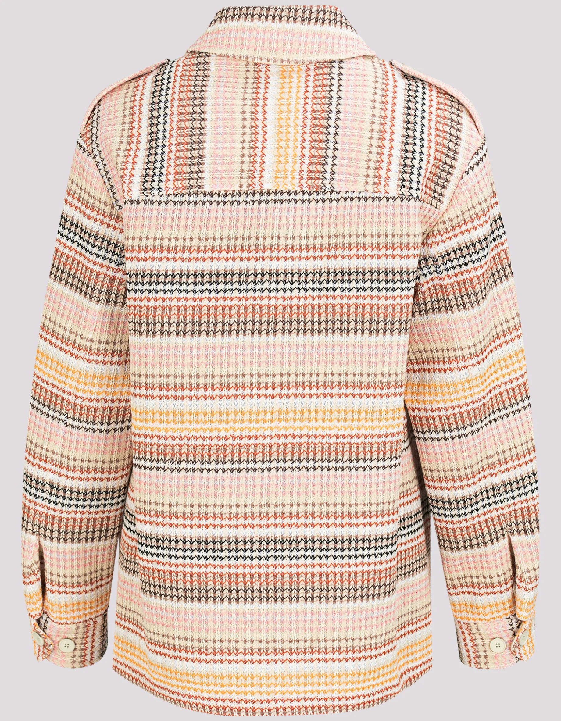 Gemusterte Jacke mit Brusttaschen