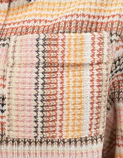 Gemusterte Jacke mit Brusttaschen