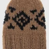 Gemusterte Kaschmir-Beanie