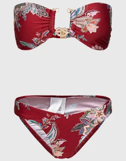 Gemusterter BIkini Rhiannon Knot
