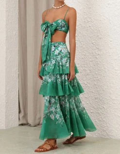 Gemusterter Bralette Everley mit abnhembaren Träger