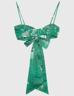 Gemusterter Bralette Everley mit abnhembaren Träger