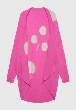 Gemusterter Kaschmir-Cardigan