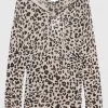 Gemusterter Kaschmir-Hoodie