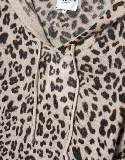 Gemusterter Kaschmir-Hoodie