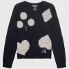 Gemusterter Kaschmir-Pullover