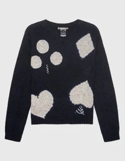 Gemusterter Kaschmir-Pullover