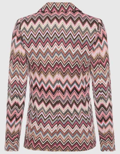 Gemusterter Slim-Fit Blazer