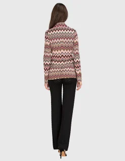 Gemusterter Slim-Fit Blazer