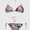 Gemusterter Triangel-Bikini Rhiannon