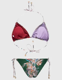 Gemusterter Triangel-Bikini Rhiannon