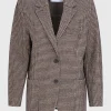 Gemusterter Woll-Mix Blazer