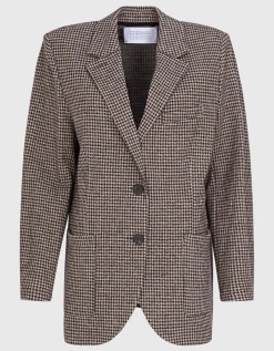 Gemusterter Woll-Mix Blazer