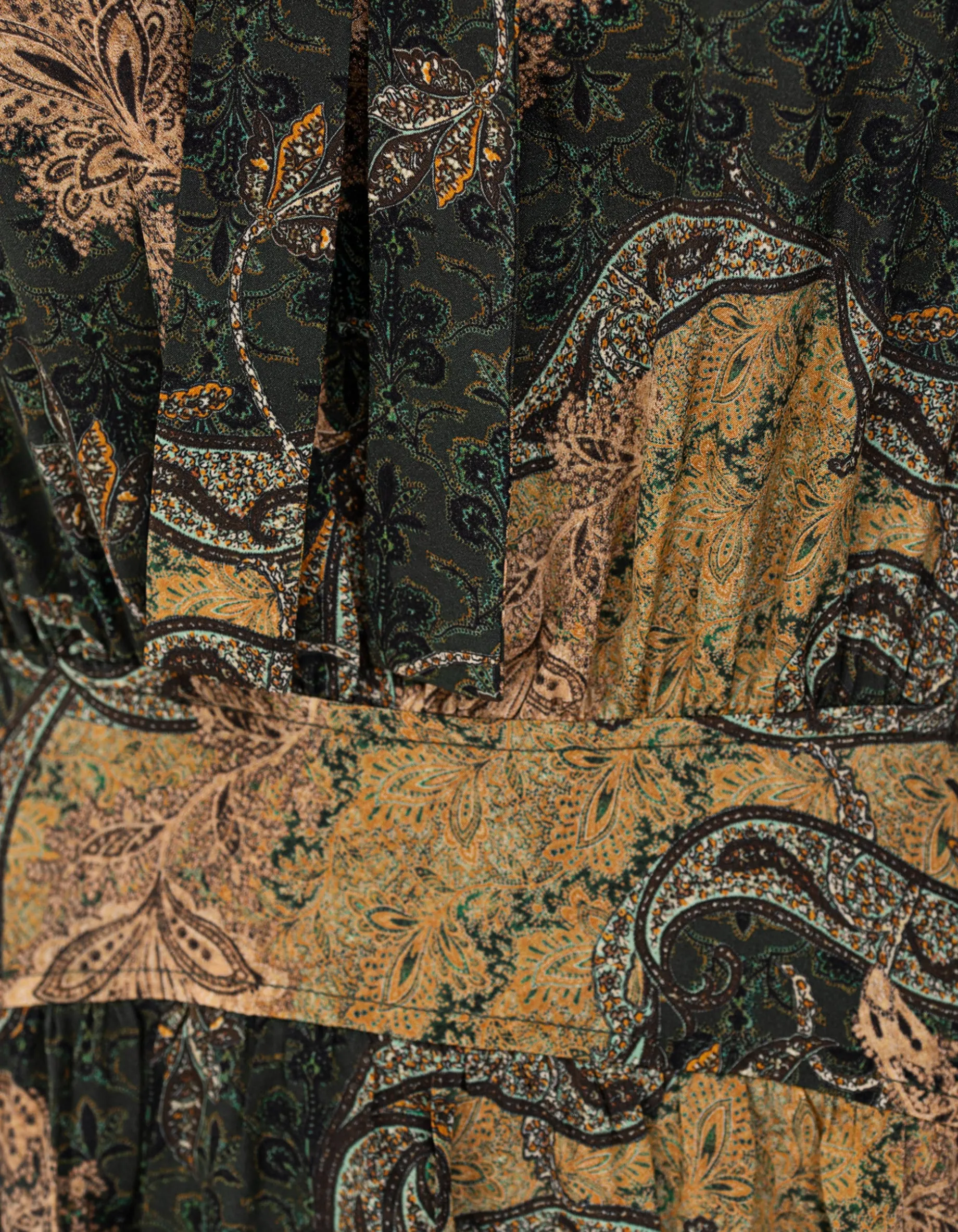 Gemustertes Mini Seiden-Kleid