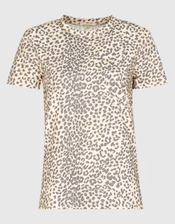 Gemustertes T-Shirt im Destroyed-Look