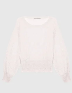Gerippter Kaschmir Pullover