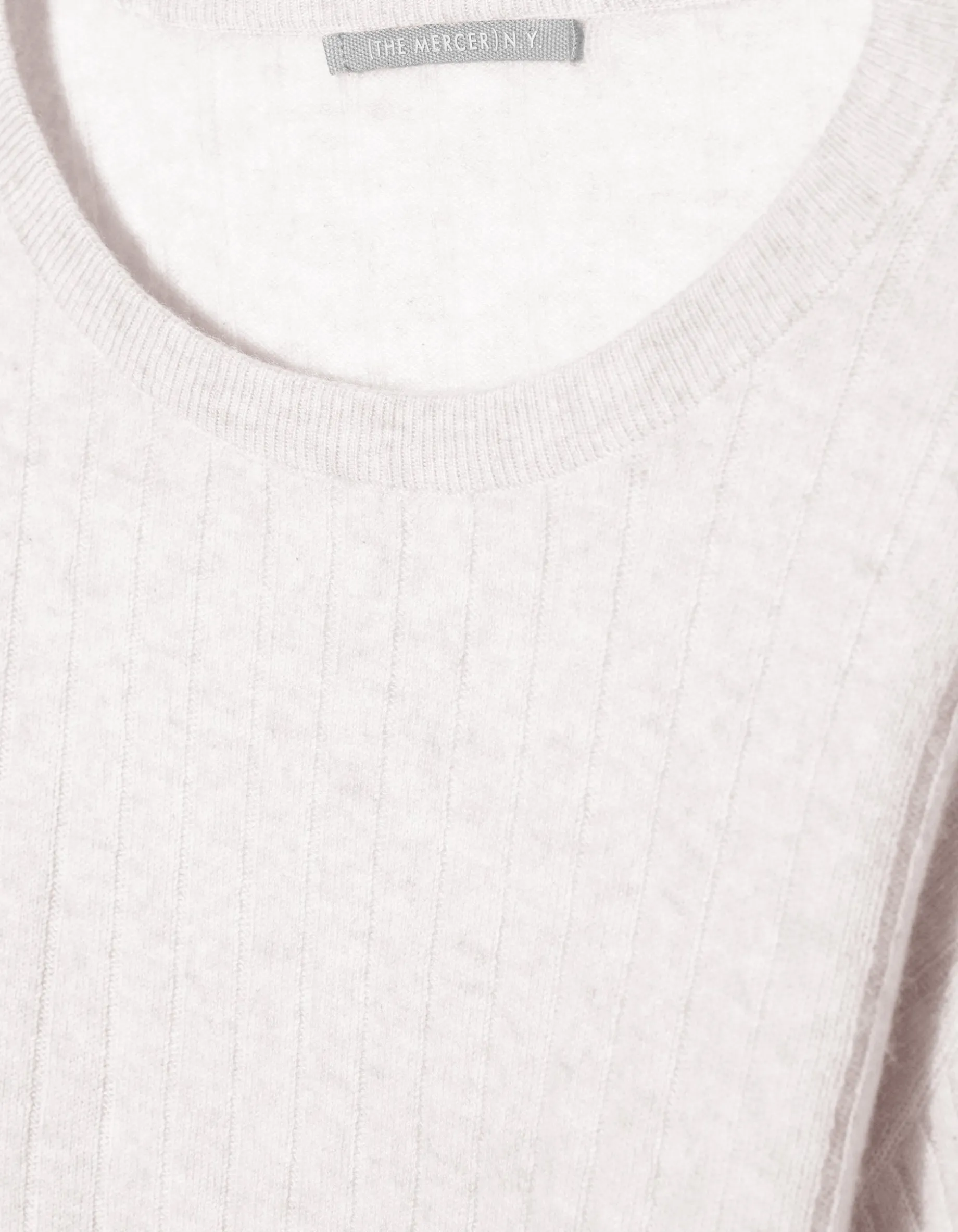Gerippter Kaschmir Pullover