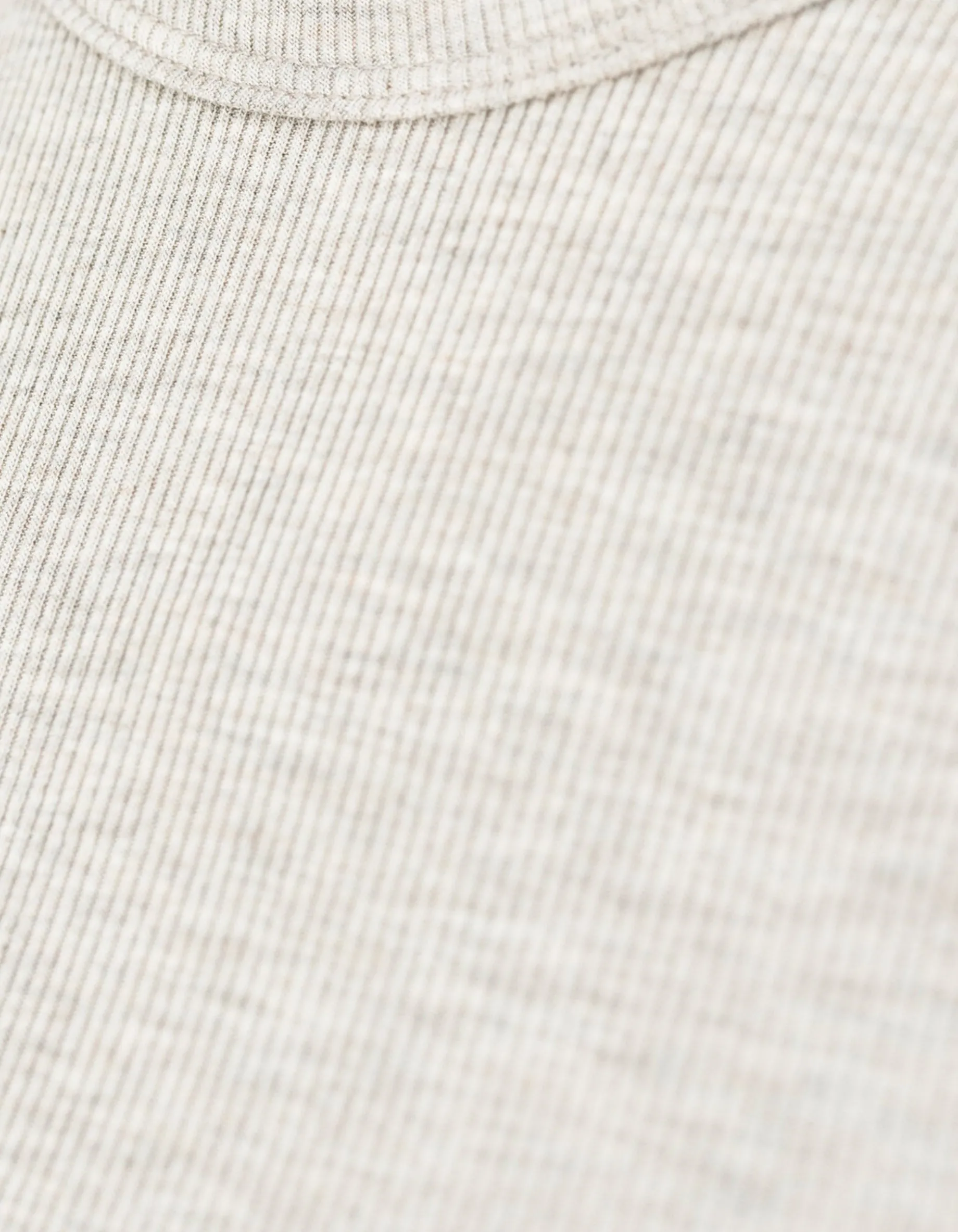 Geripptes Cropped T-Shirt Baby