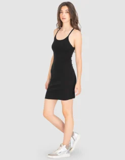 Geripptes Mini Kleid