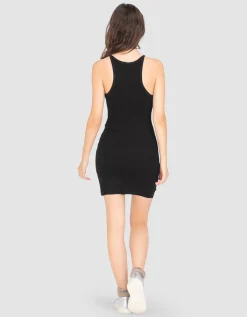 Geripptes Mini Kleid
