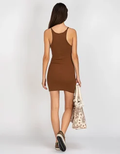 Geripptes Mini Kleid