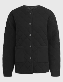 Gesteppte Woll-Kaschmir-Mix-Wendejacke