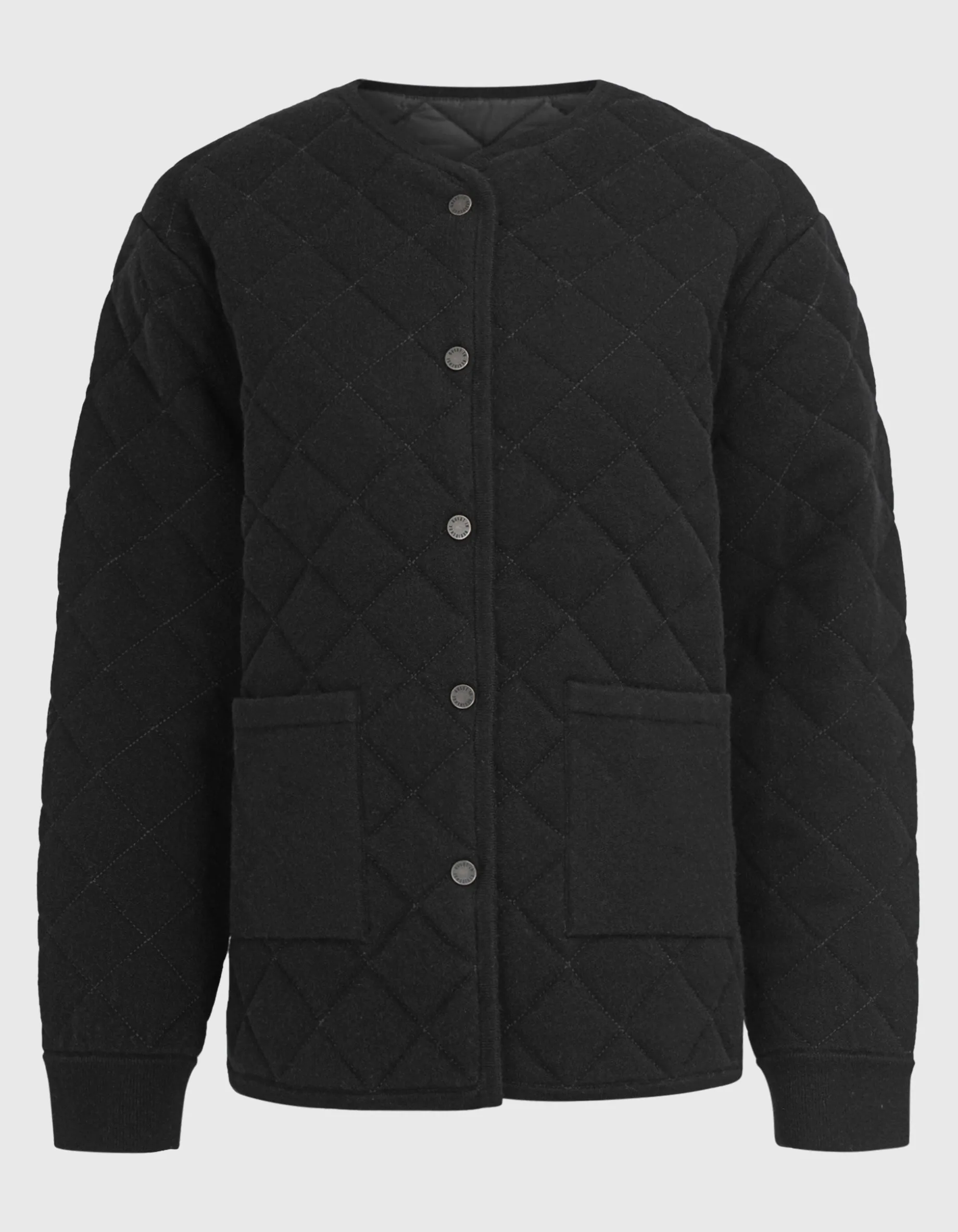 Gesteppte Woll-Kaschmir-Mix-Wendejacke