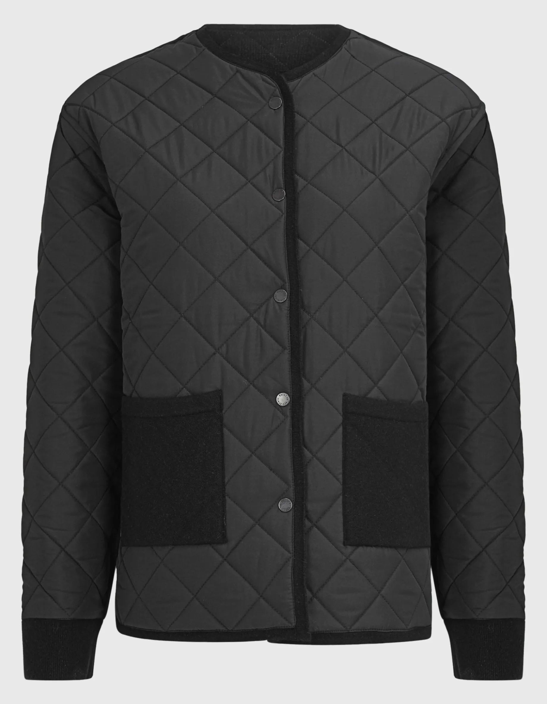 Gesteppte Woll-Kaschmir-Mix-Wendejacke