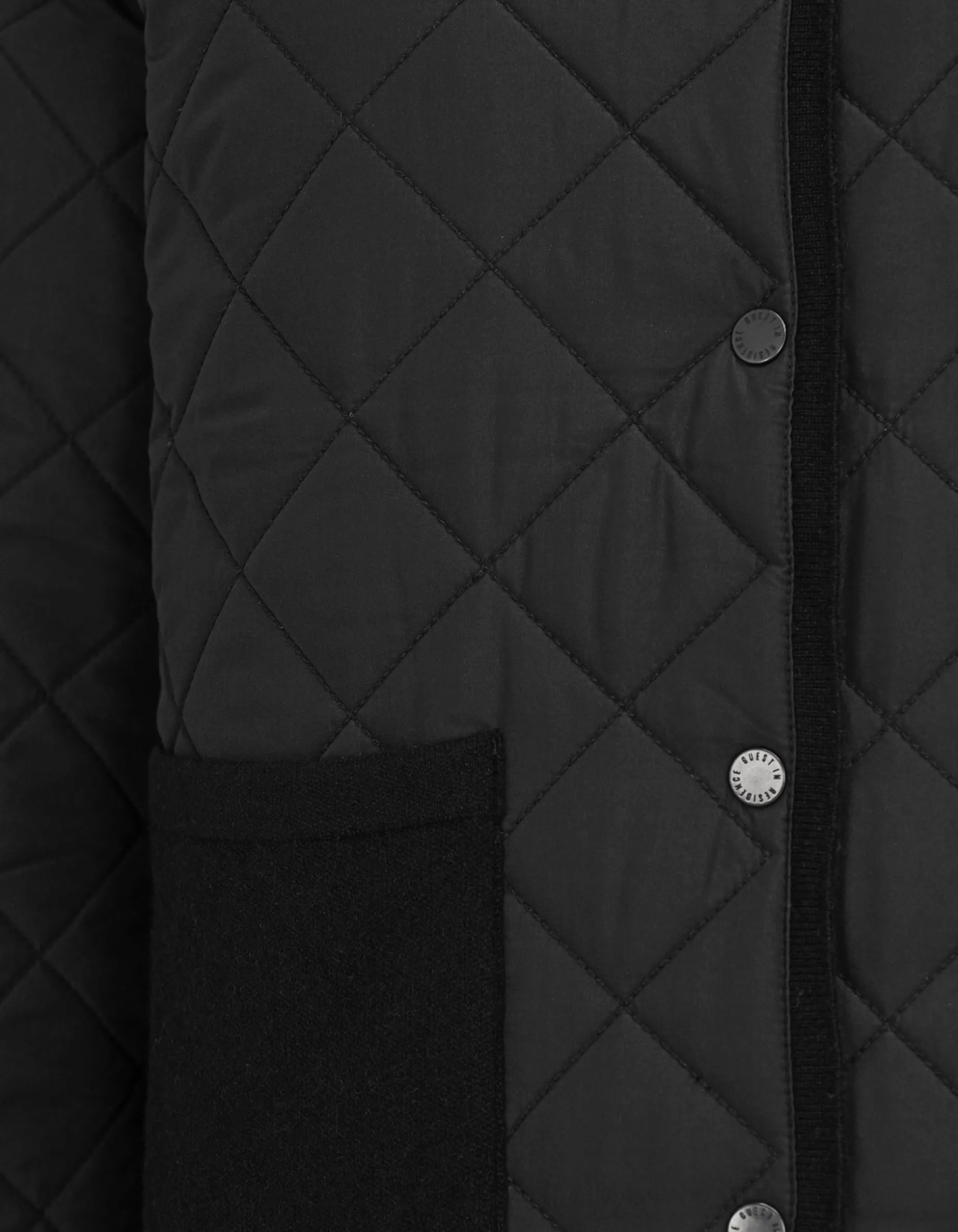 Gesteppte Woll-Kaschmir-Mix-Wendejacke