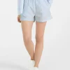 Gestreifte Baumwoll-Shorts Linette