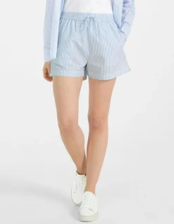 Gestreifte Baumwoll-Shorts Linette
