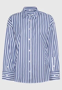 Gestreifte Oversize-Bluse