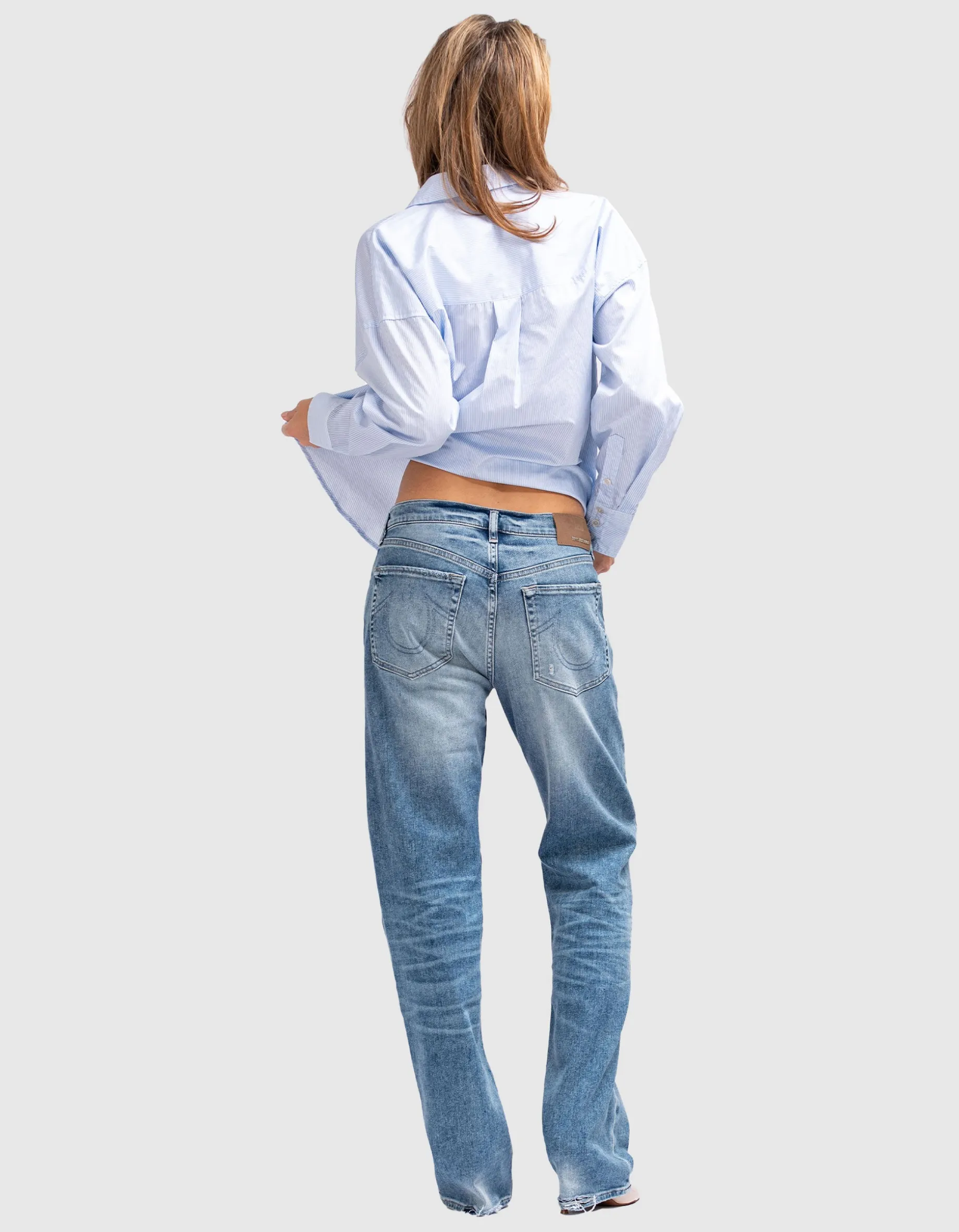 Gestreifte Oversize-Bluse