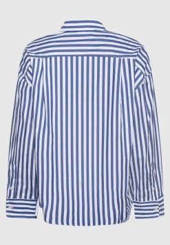 Gestreifte Oversize-Bluse
